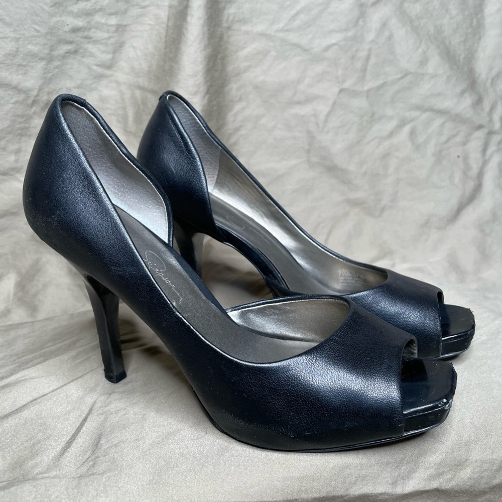 Jessica Simpson Black Heels